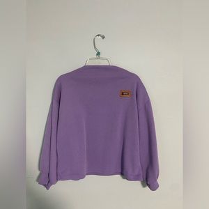 Purple pull over sweater